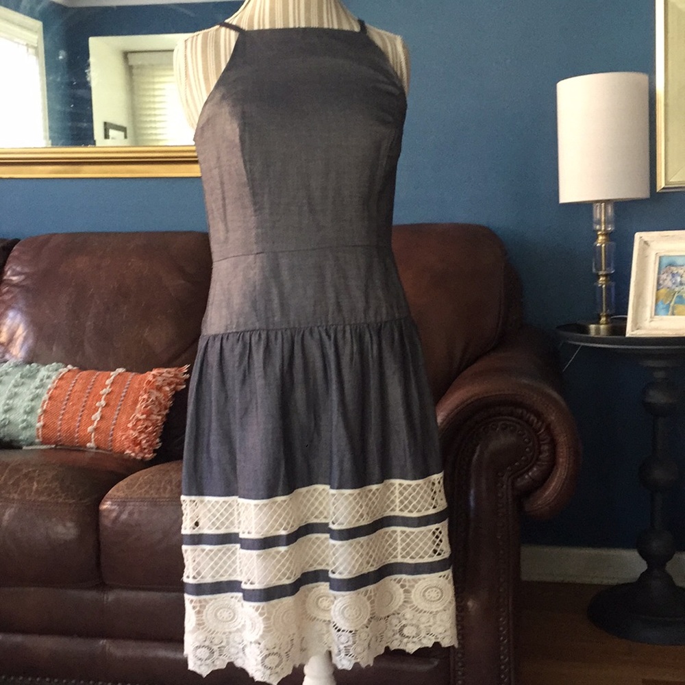 Ann Taylor chambray dress